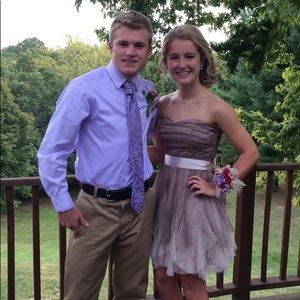 Strapless Homecoming dress!